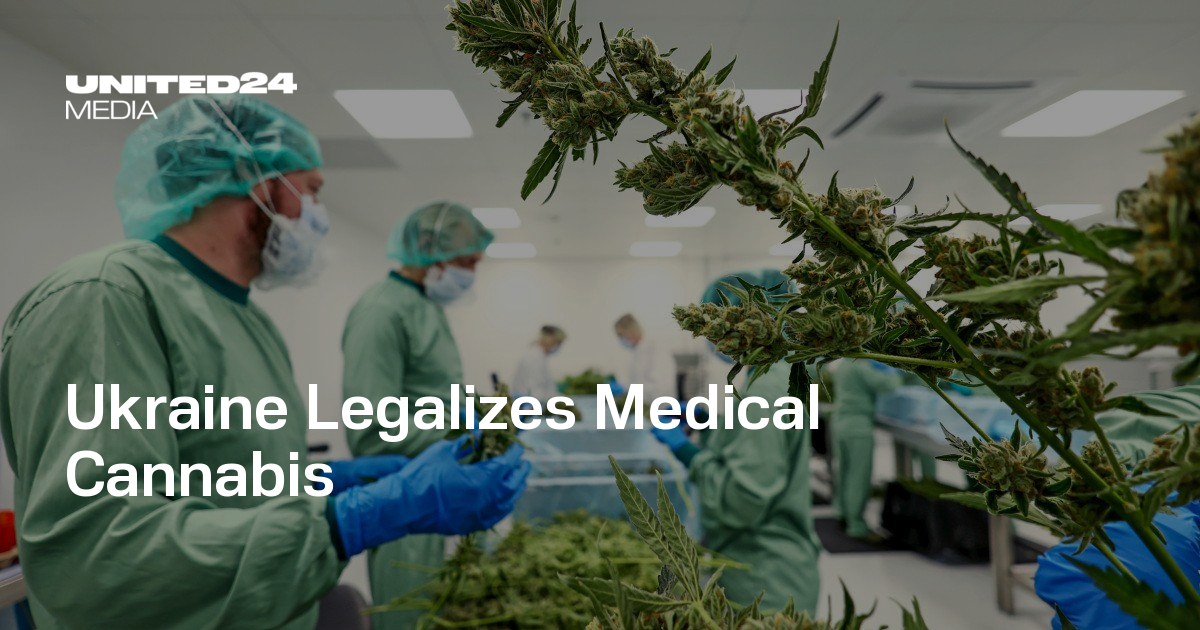 People in masks pack cannabis