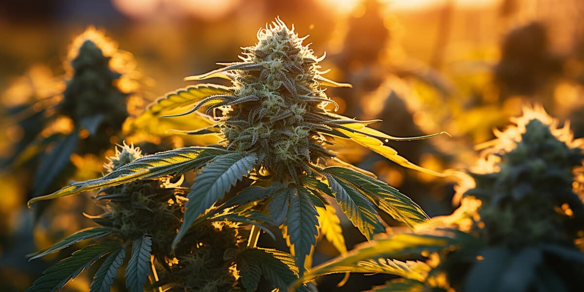 cannabis in the field